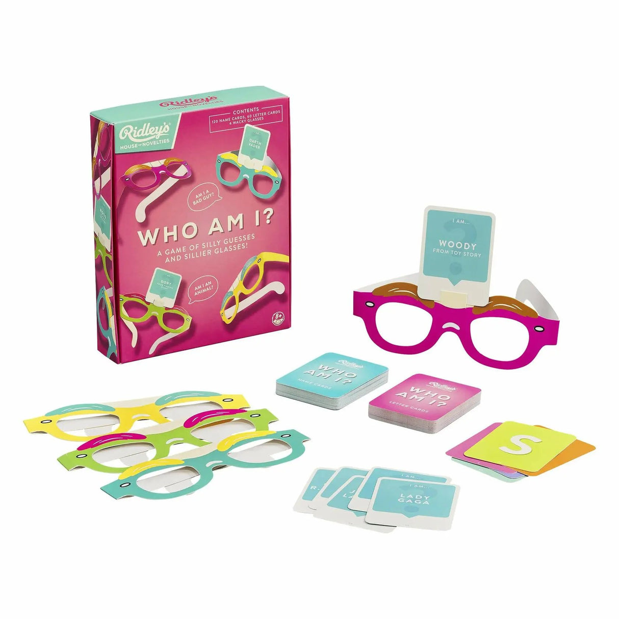 Ridley’s Who Am I? Guessing Game – Silly Family Game for 2-4 Players, Ages 8+ – Wacky Guesses and Instructions Included – Funny Party Games for Kids and Adults 