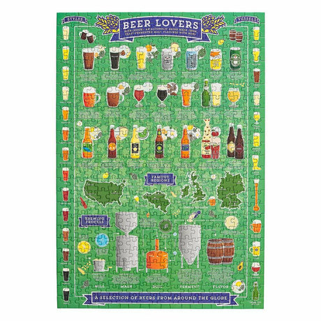 Ridley’s Beer Lover’s 500-Piece Jigsaw Puzzle.