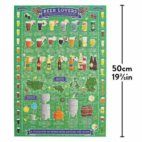 Ridley’s Beer Lover’s 500-Piece Jigsaw Puzzle