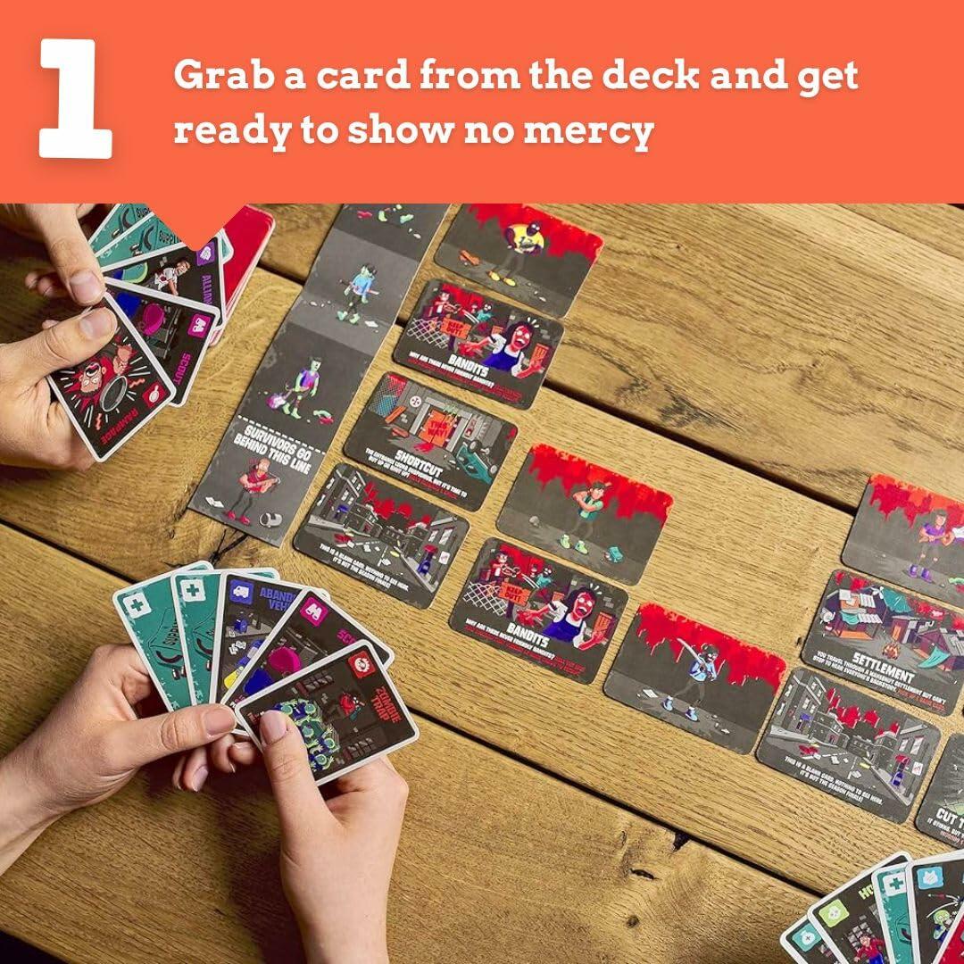 Ridley’s Selfish: Zombie Edition Card Game - open box