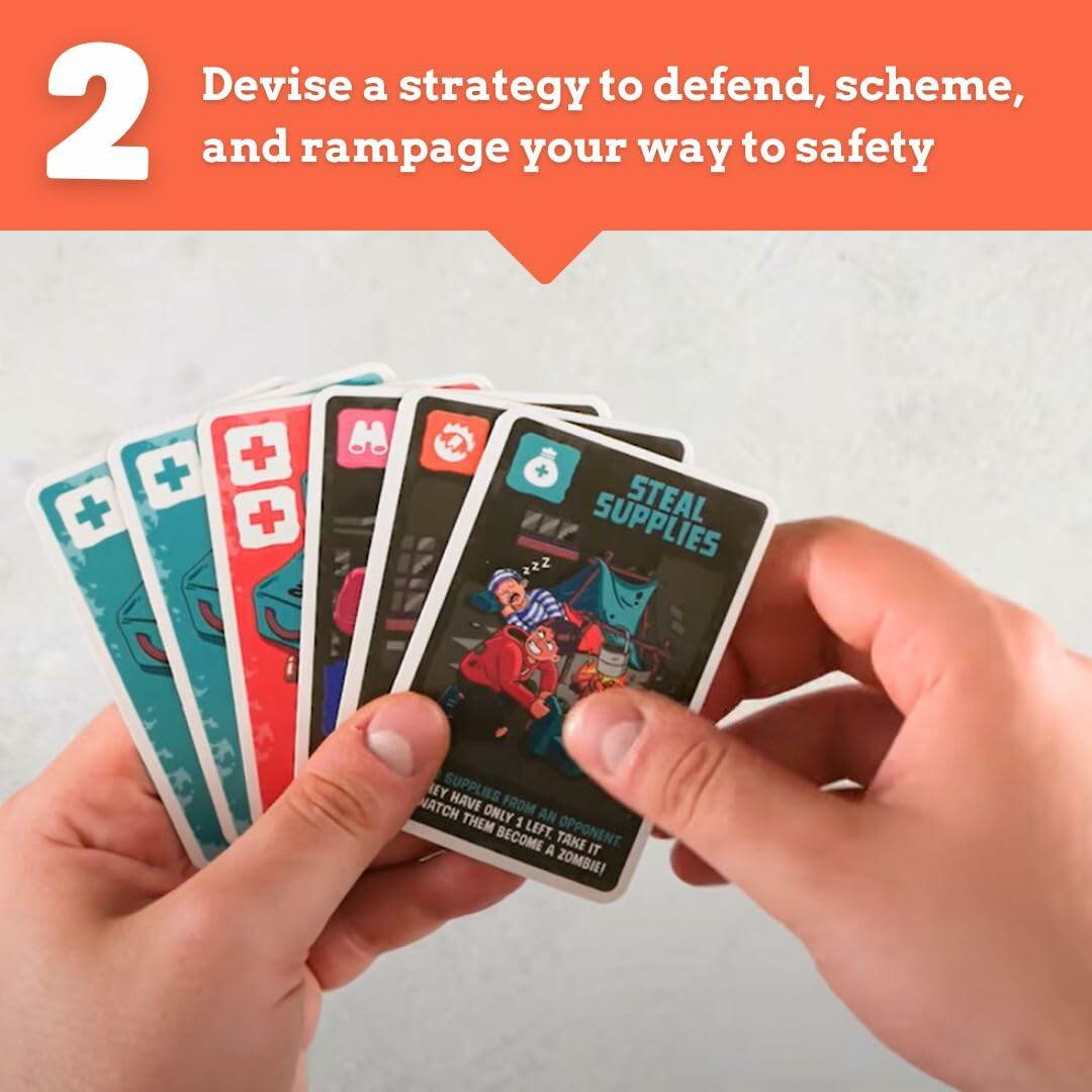 Ridley’s Selfish: Zombie Edition Card Game - open box