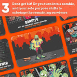 Ridley’s Selfish: Zombie Edition Card Game - open box