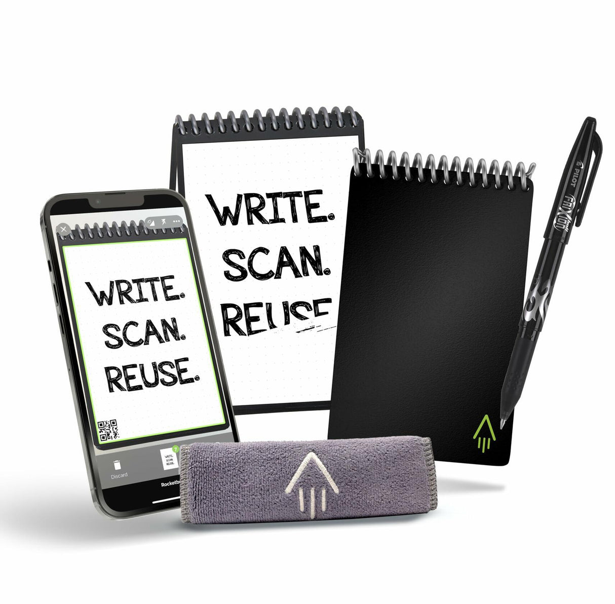 Rocketbook Smart Reusable Mini Notebook.