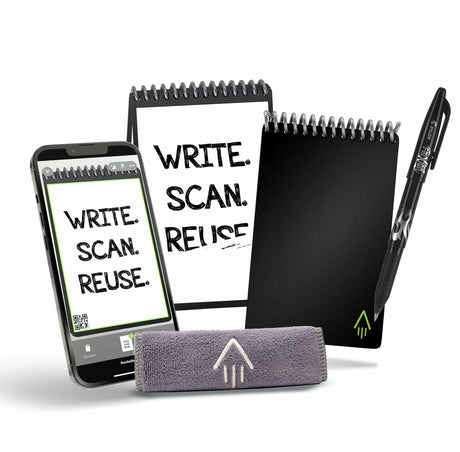 Rocketbook Smart Reusable Mini Notebook.