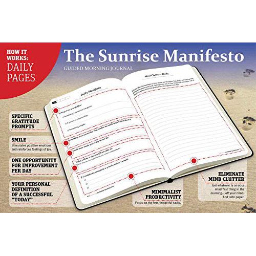 SaltWrap Sunrise Manifesto: Daily Morning Guided Journal.