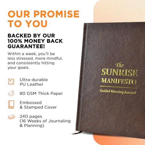 SaltWrap Sunrise Manifesto: Daily Morning Guided Journal.