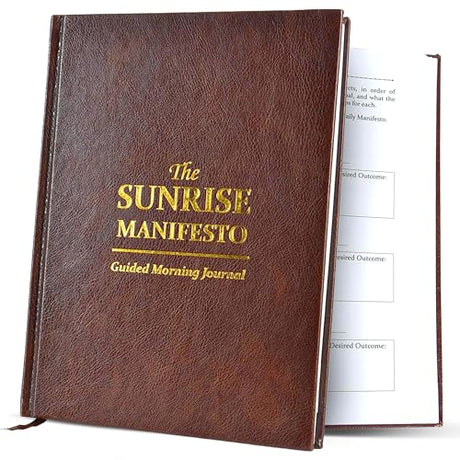 SaltWrap Sunrise Manifesto: Daily Morning Guided Journal.