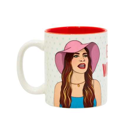 Schitt's Creek "Ew Work!" Alexis Rose Ceramic Mug.