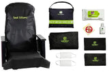 Seat Sitters Airplane Travel Kit - Seat Cover, Tray Table Covers and Face Masks - Single 
