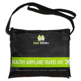 Seat Sitters Airplane Travel Kit - Seat Cover, Tray Table Covers and Face Masks - Single 