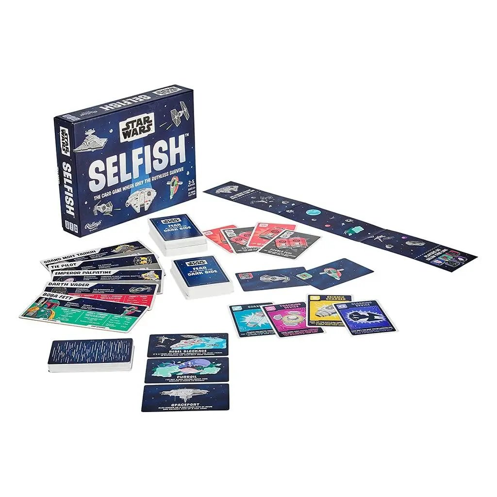 Selfish: Star Wars | A Card Game Where Only The Ruthless Survive | 2-5 Players | Ages 10+ 