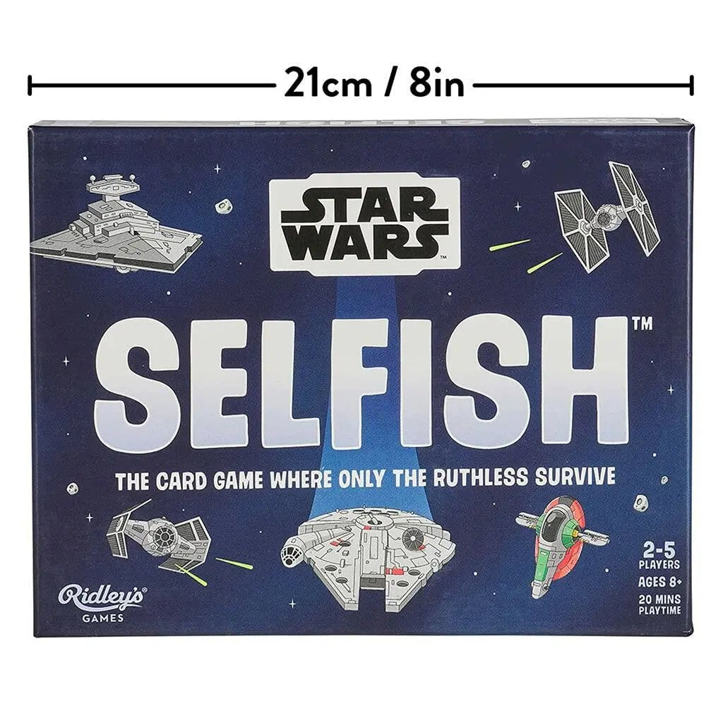Selfish: Star Wars | A Card Game Where Only The Ruthless Survive | 2-5 Players | Ages 10+ 
