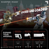 Sharper Image Handtank Mini Cannon X-Blaster 2-Pack, Compatible with Handtank Laser Tag Sets, Easy Reload with Lights and Sound Effects 