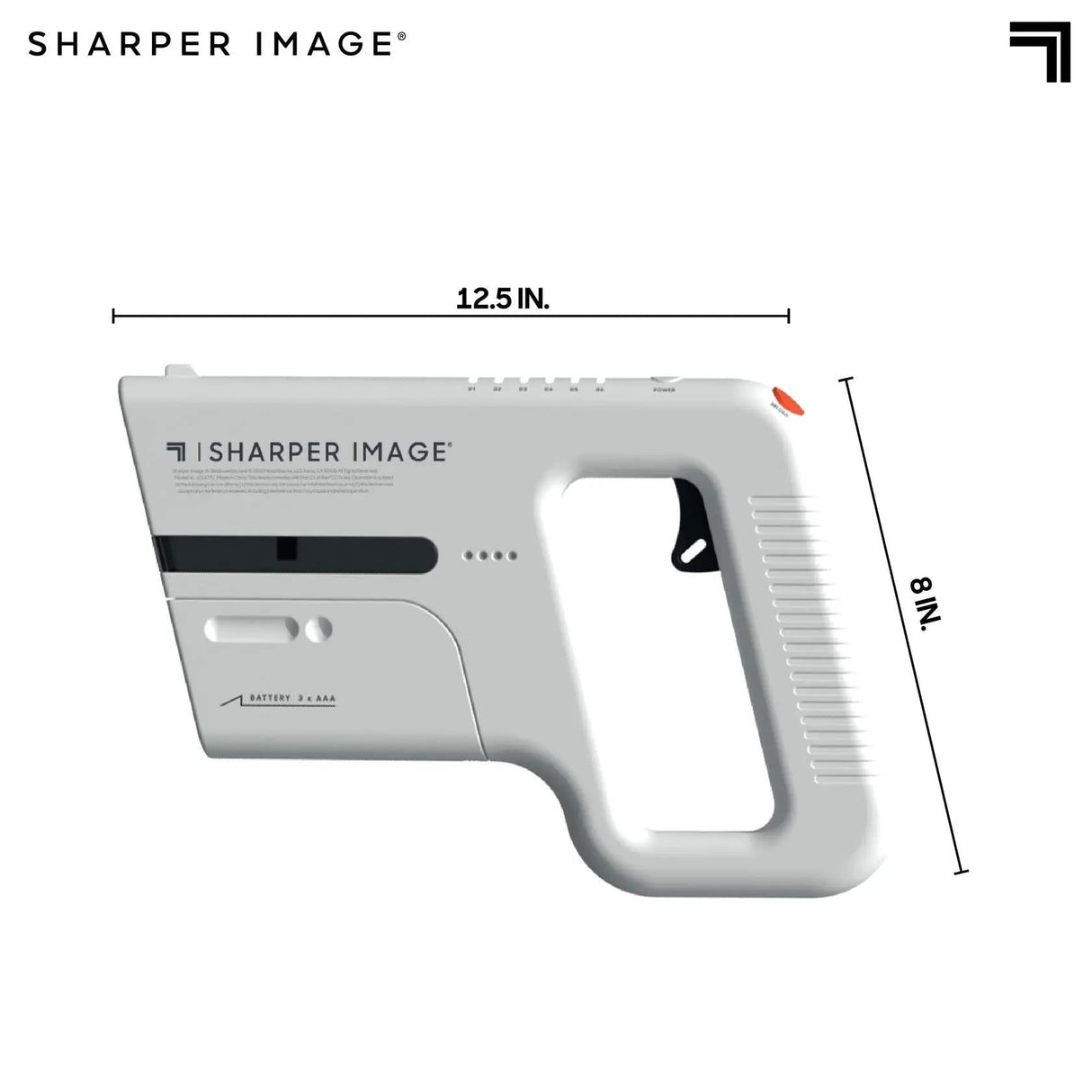 Sharper Image Handtank Mini Cannon X-Blaster 2-Pack, Compatible with Handtank Laser Tag Sets, Easy Reload with Lights and Sound Effects 