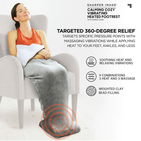 Sharper Image Personal Sherpa Wrap with Electric Heating & Massage Sharper Image