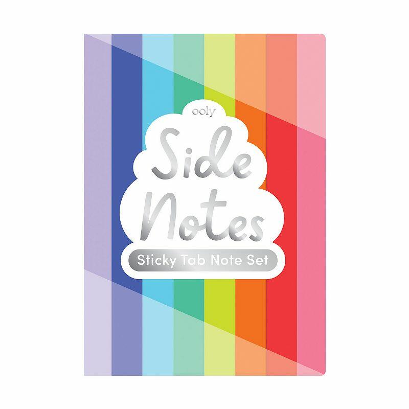 Side Notes Sticky Tab Note Pad.