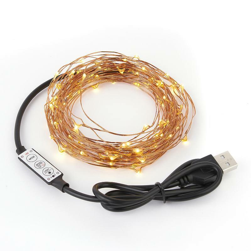 Smart Gear LED Indoor / Outdoor 30-ft. String Lights.