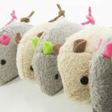 SmartyKat Skitter Critters Catnip Cat Toys - Gray/Cream, 3 Count.