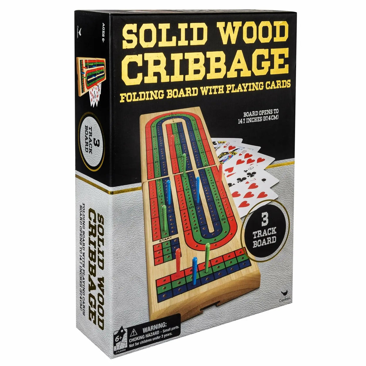Solid Wood Folding Cribbage Game Set
