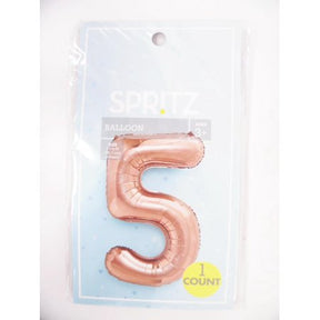 Spritz"5" Foil Balloon - Rose Gold