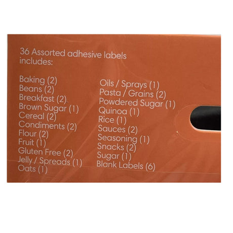 Squared Away Pantry Labels.
