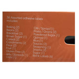 Squared Away Pantry Labels.
