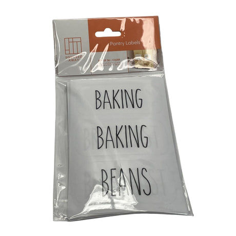 Squared Away Pantry Labels.
