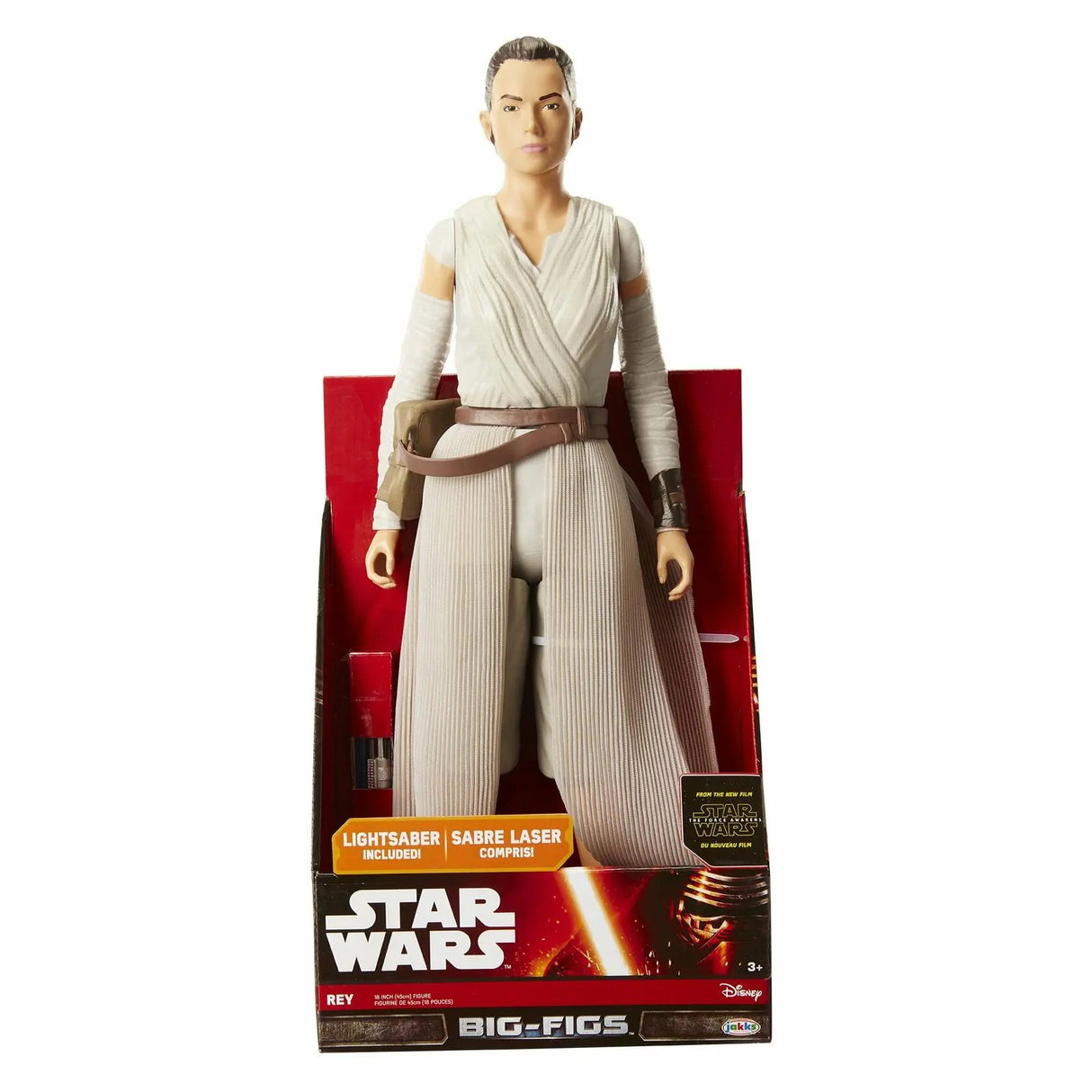 Star Wars Jakks Big Figs Classic Rey With Special Weapon, 18" 
