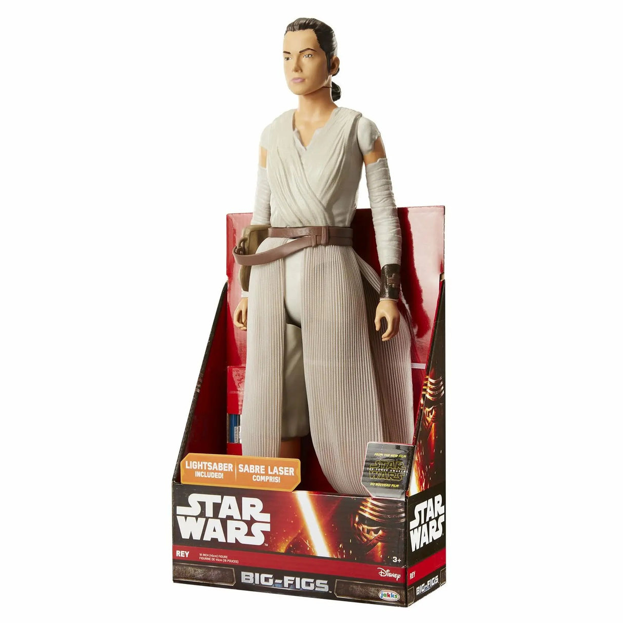 Star Wars Jakks Big Figs Classic Rey With Special Weapon, 18" 