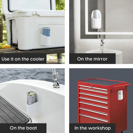 Sudski Slim Can Shower Caddy - White