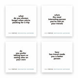 TableTopics Destination Anywhere Question Card Game.