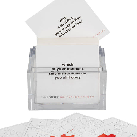 TableTopics Do-It-Yourself Therapy.