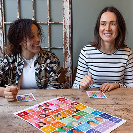 Talking Tables Phenomenal Women Bingo Game.