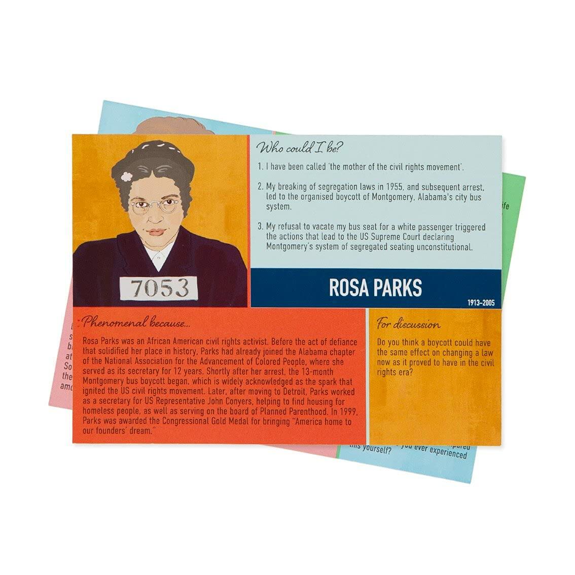 Talking Tables Phenomenal Women Conversation Game.