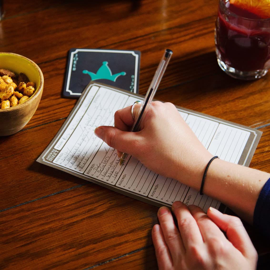 Talking Tables Pub Quiz Game.