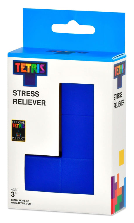Tetris Squishy Stress Ball - Blue.