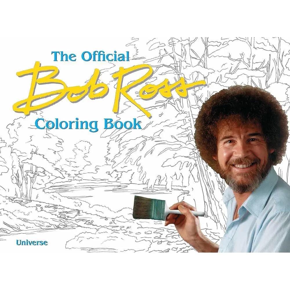 The Bob Ross Coloring Book by Bob Ross