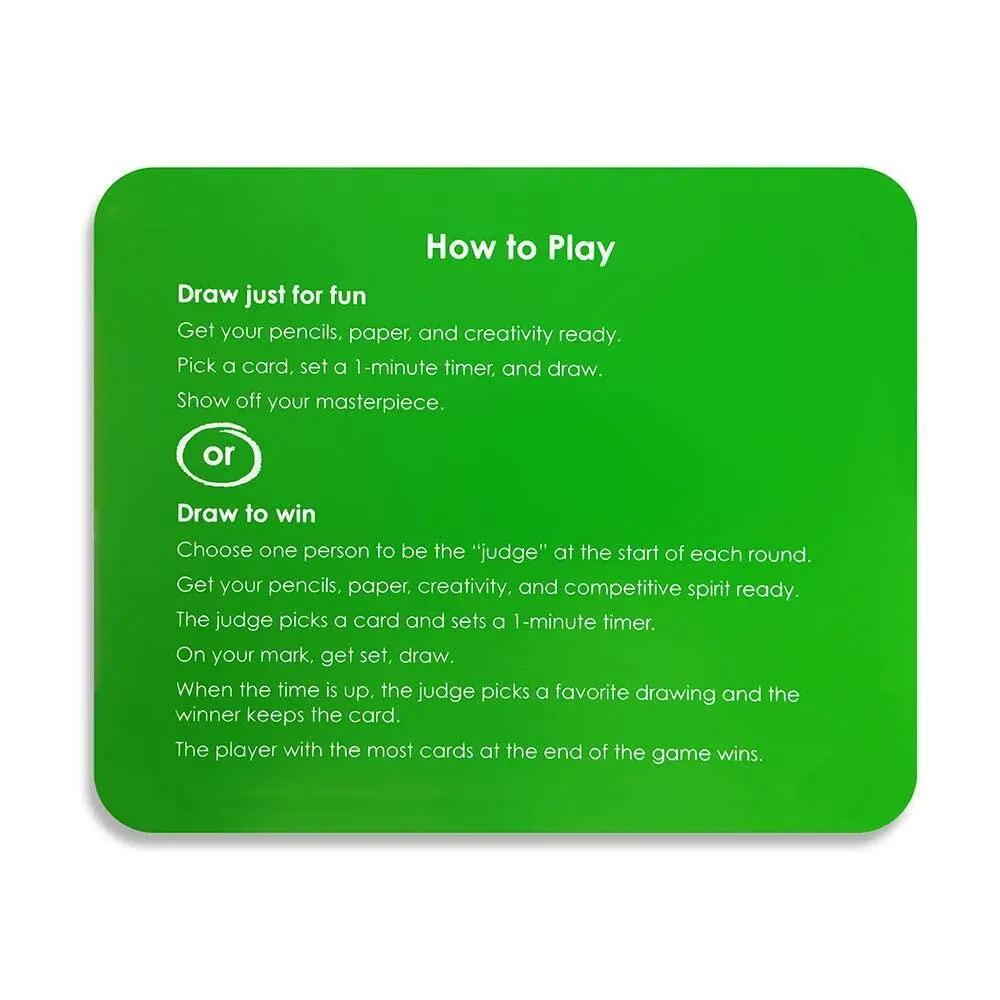 The Imagineering Company WatchamaDrawit Fast Action Drawing Game with Wildly Creative Challenges - A Family Board Game for Kids and Adults - Let The Family Game Night Fun Go Crazy 