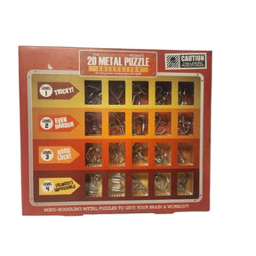 The Puzzlers Guild Presents 20 Metal Puzzle