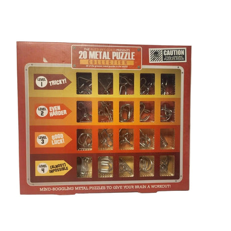 The Puzzlers Guild Presents 20 Metal Puzzle