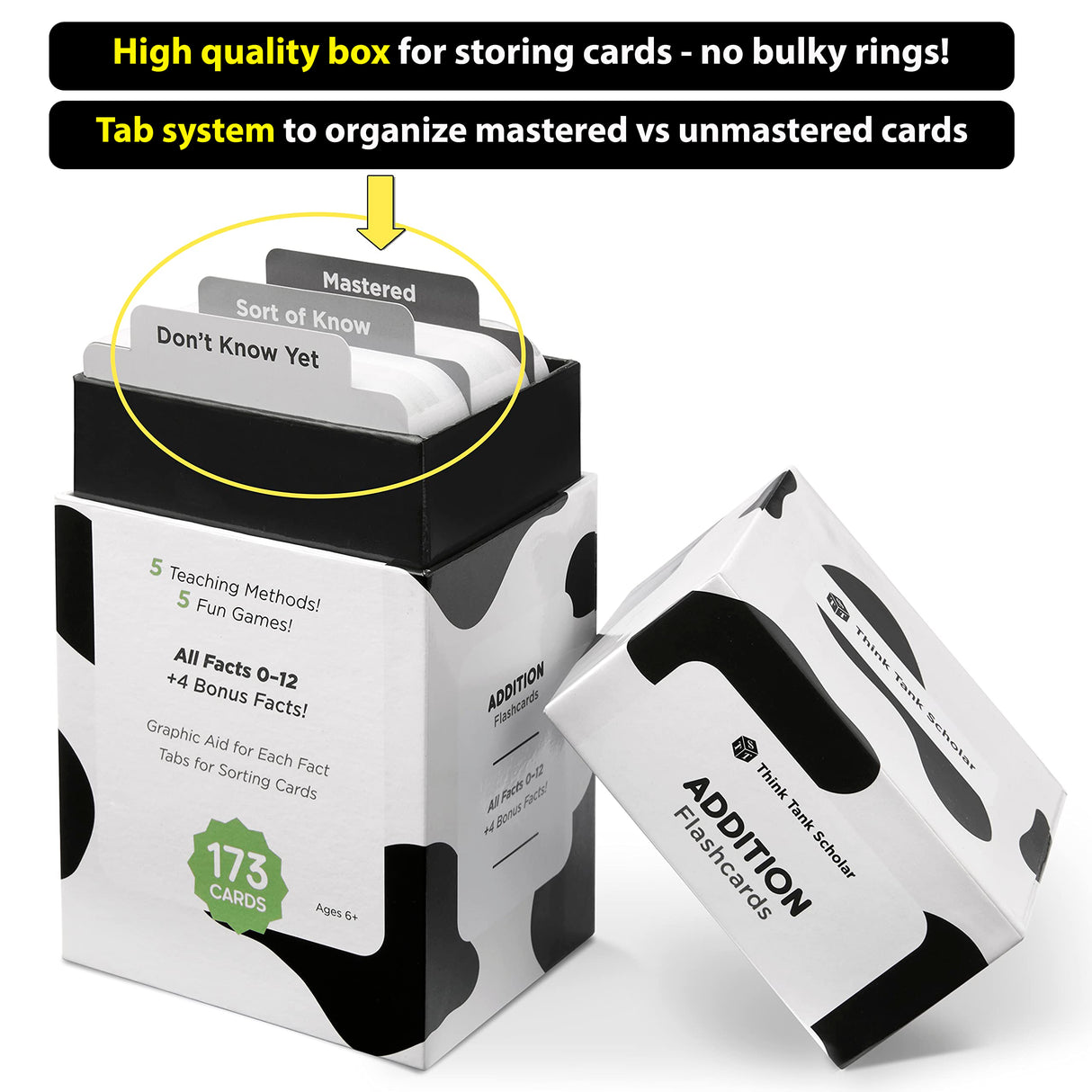 Think Tank Scholar 173 Addition Flash Cards Set.