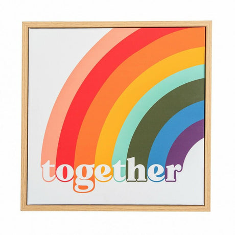 'Together' Pride Framed Canvas Art