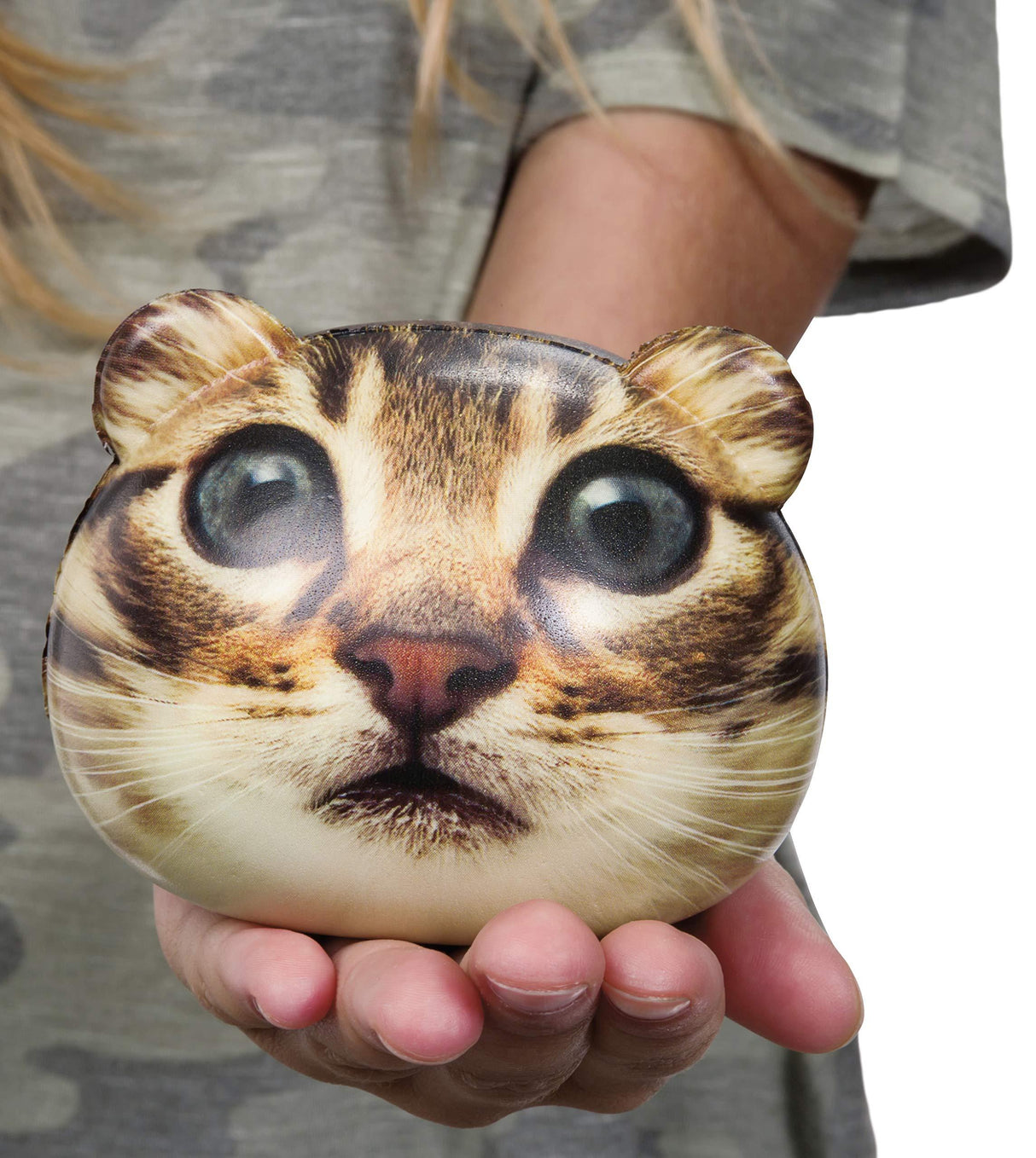Toysmith Catstronaut Slow-Rise Squishy Ball.
