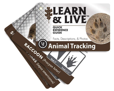 UST Learn & Live Educational Card Set - Animal Tracking.
