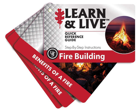 UST Learn & Live Educational Card Set - Fire Building.