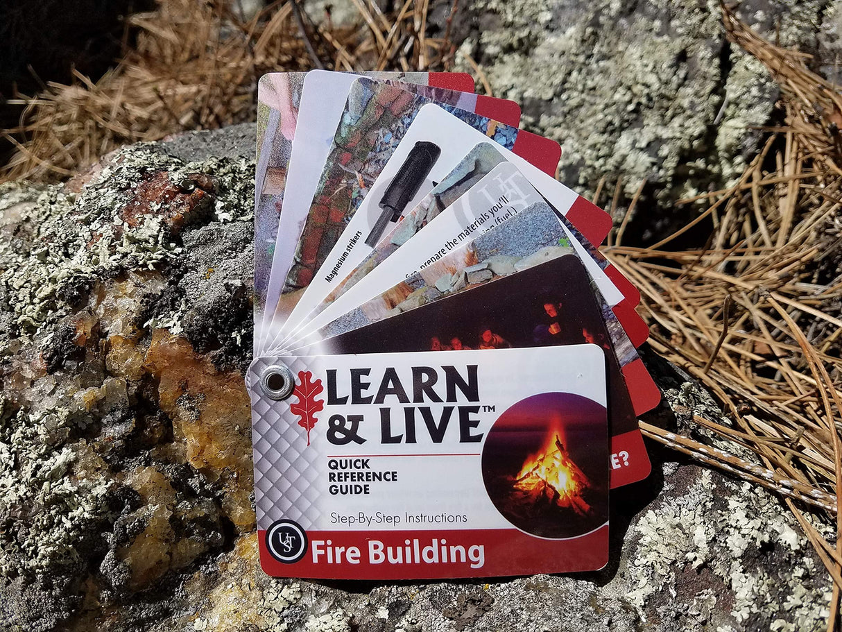 UST Learn & Live Educational Card Set - Fire Building.