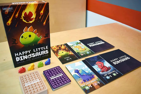 Unstable Games Happy Little Dinosaurs Board Game - open-box