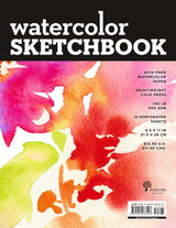Watercolor Sketchbook - Large Black Fliptop Spiral (Landscape) (Volume 21) (Union Square & Co. Sketchbooks) by Union Square & Co.