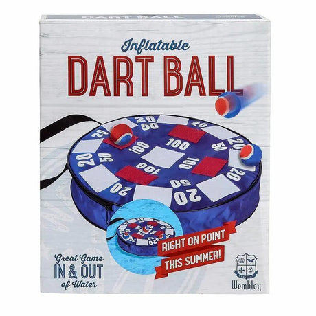 Wembley Inflatable Dart Ball, Black