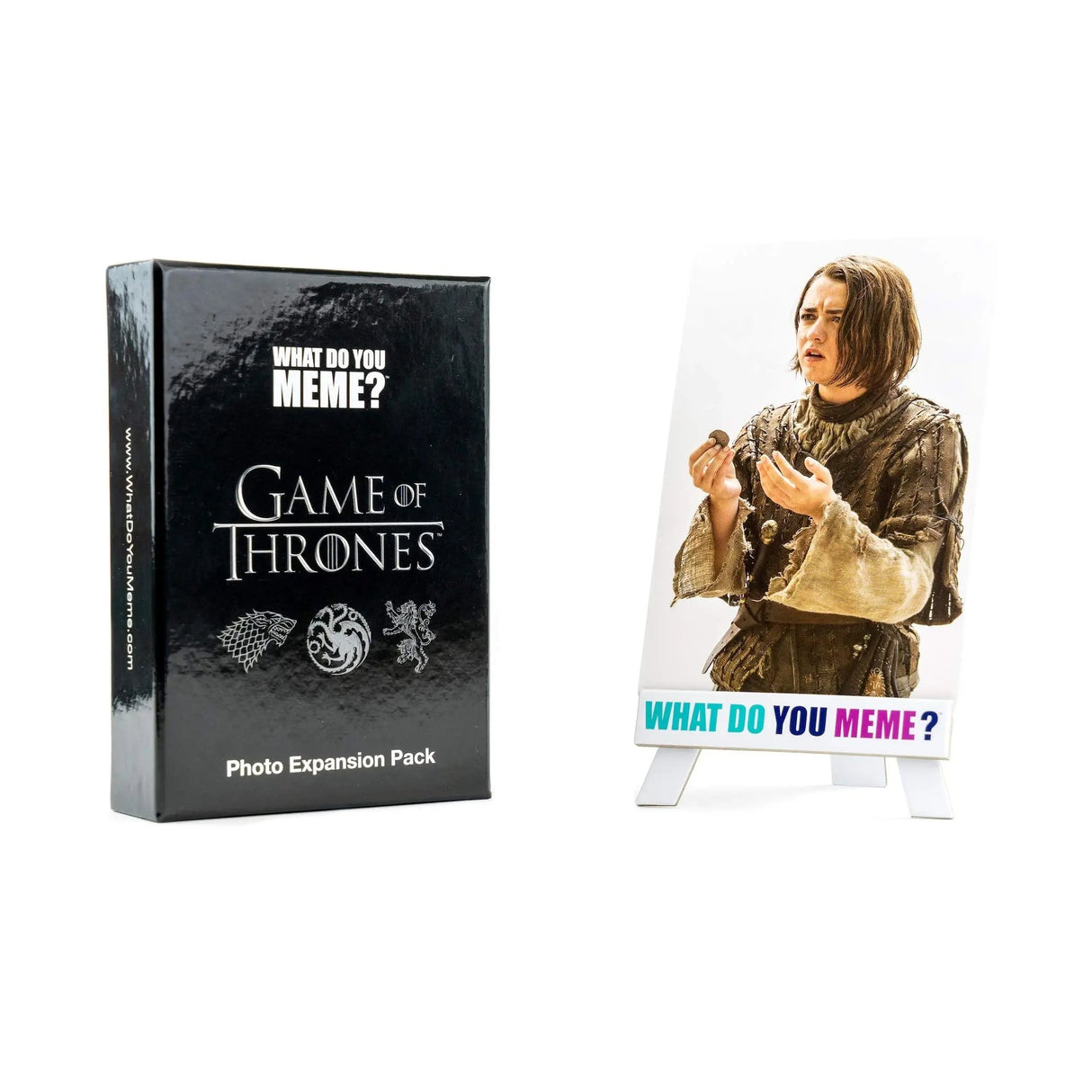 WHAT DO YOU MEME? Game of Thrones Photo Expansion Pack Designed to be Added to Core Game